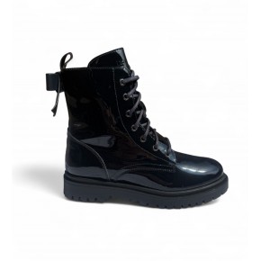 Zwarte veterboot Dianetti - 1678