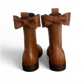 Cognac kleurige laarsjes - 9403