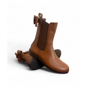Cognac kleurige laarsjes - 9403