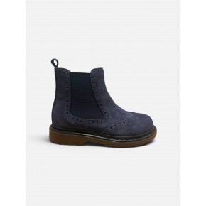 Suede blauwe boot - 9580