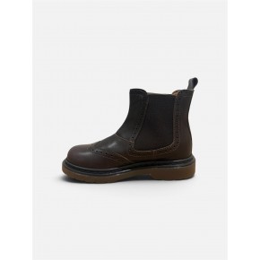 Leren donkerbruine boot - 9580